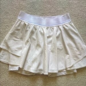 Chic White Skater Skirt